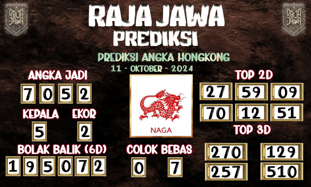 Prediksi Togel HK Trusted 11 Oktober 2024