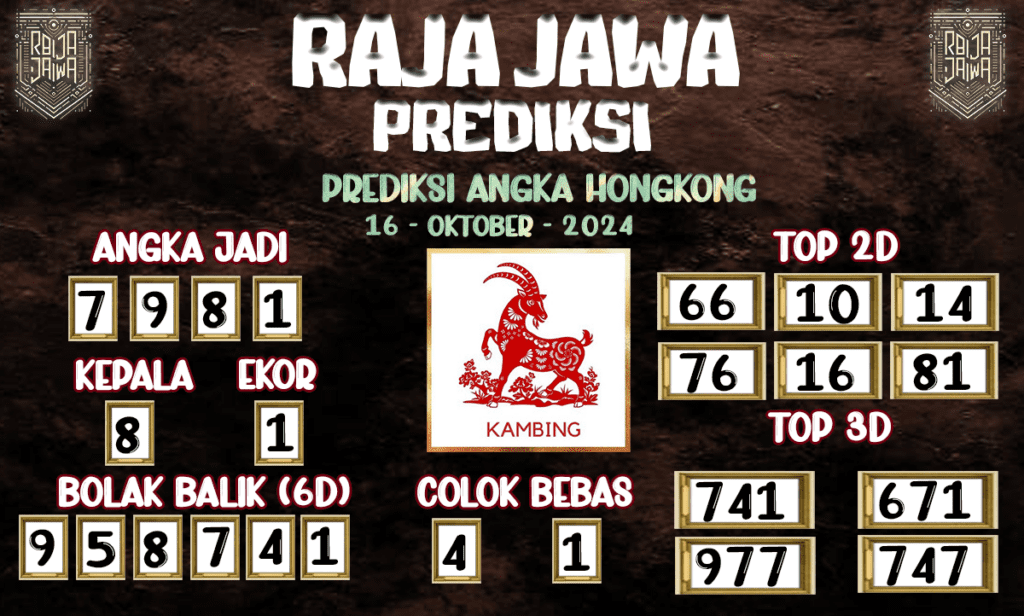 Prediksi Togel HK Valid 16 Oktober 2024