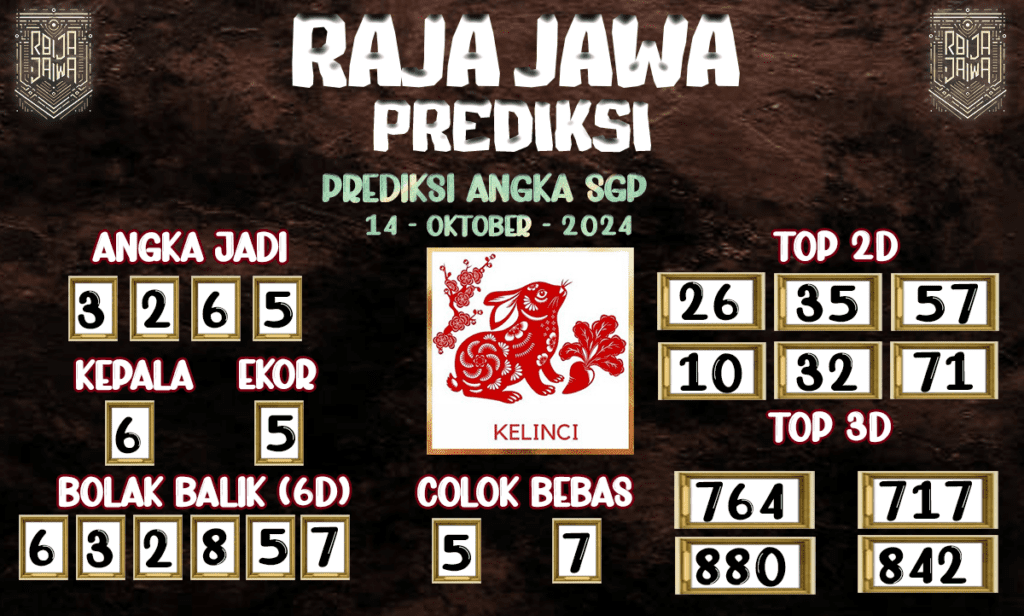 Prediksi Togel SGP Sekarang 14 Oktober 2024